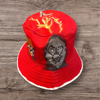 God Vs Ape Bucket Hat