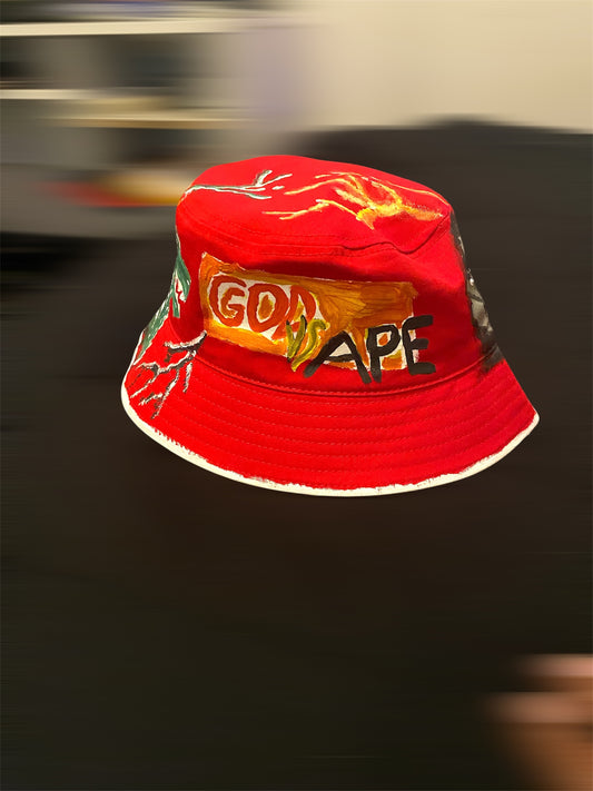 God Vs Ape Bucket Hat
