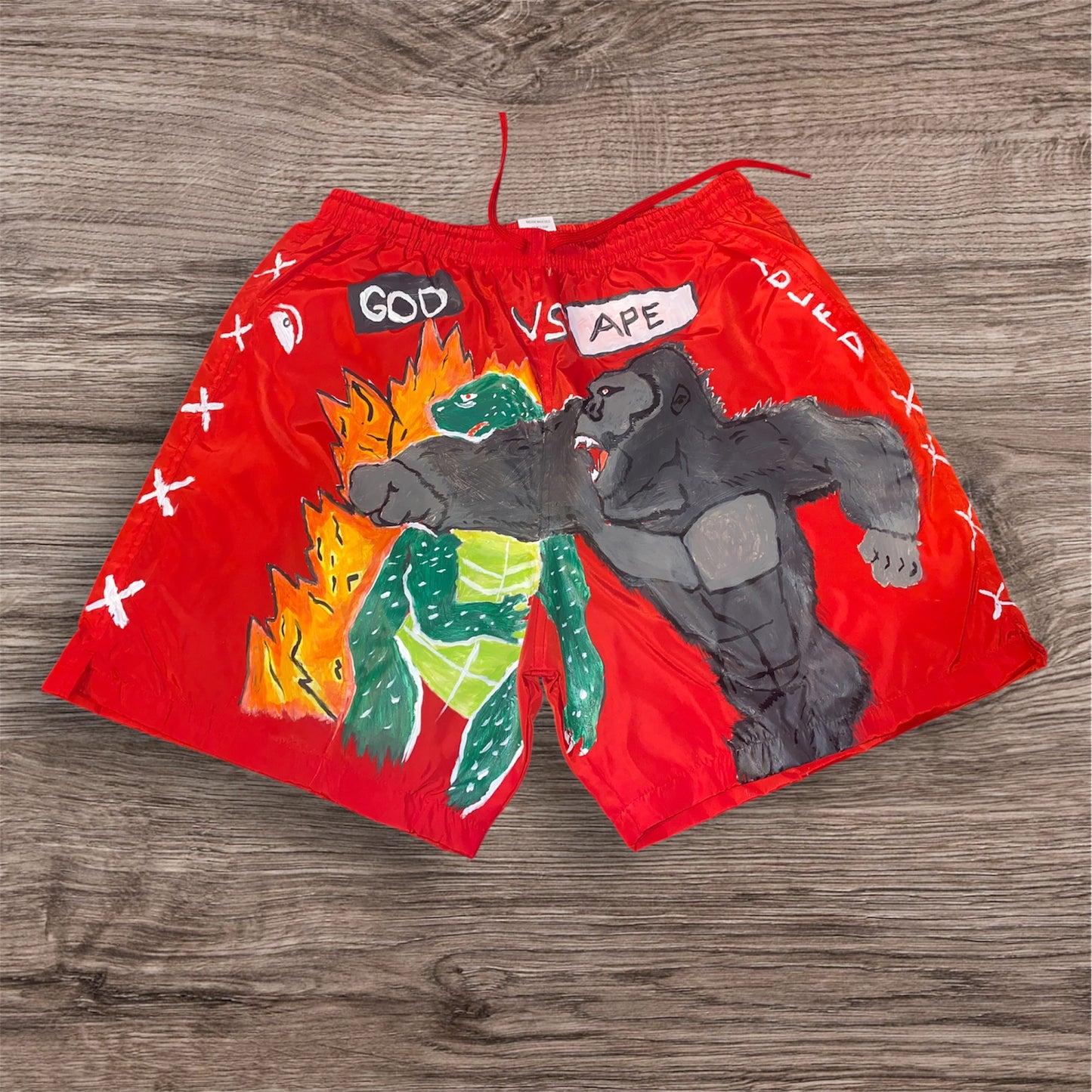 God Vs Ape Swish Shorts (waterproof)