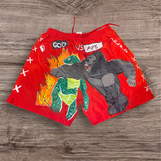 God Vs Ape Swish Shorts (waterproof)