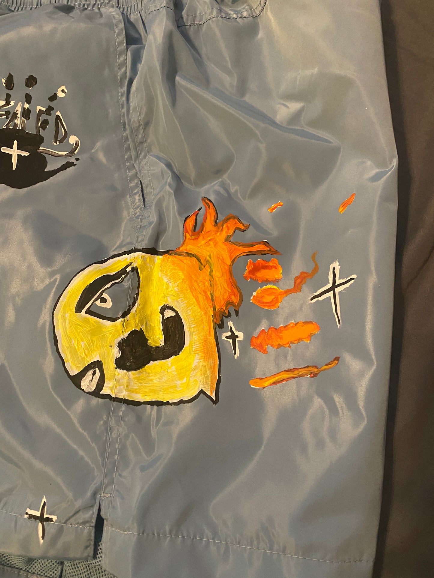 Bullethead Hand Painted Swish Shorts