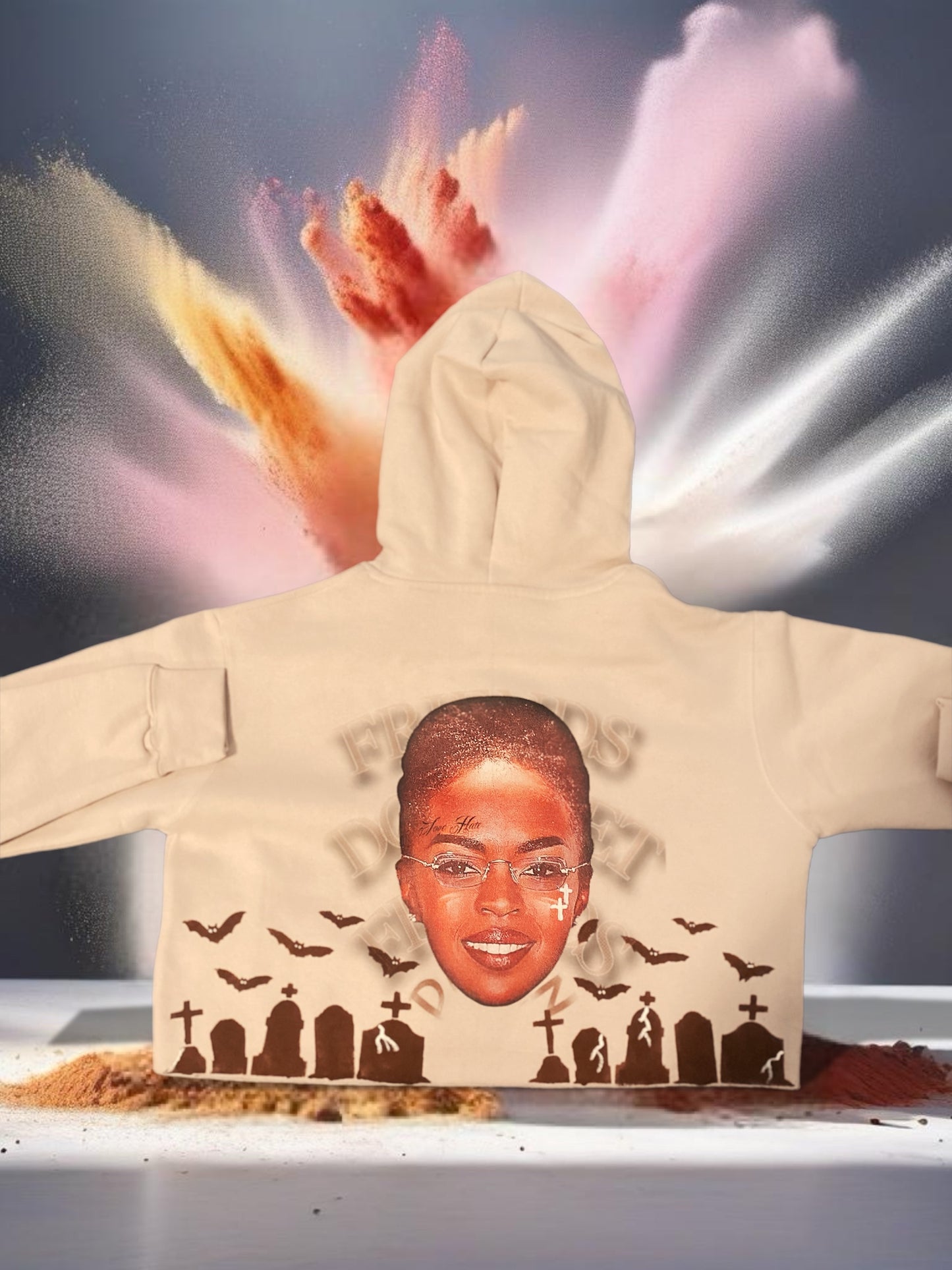The Lauryn Funeral French Terry Women's Cropped Hoodie