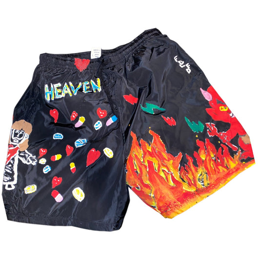 "Heaven Or Hell" Swish Shorts