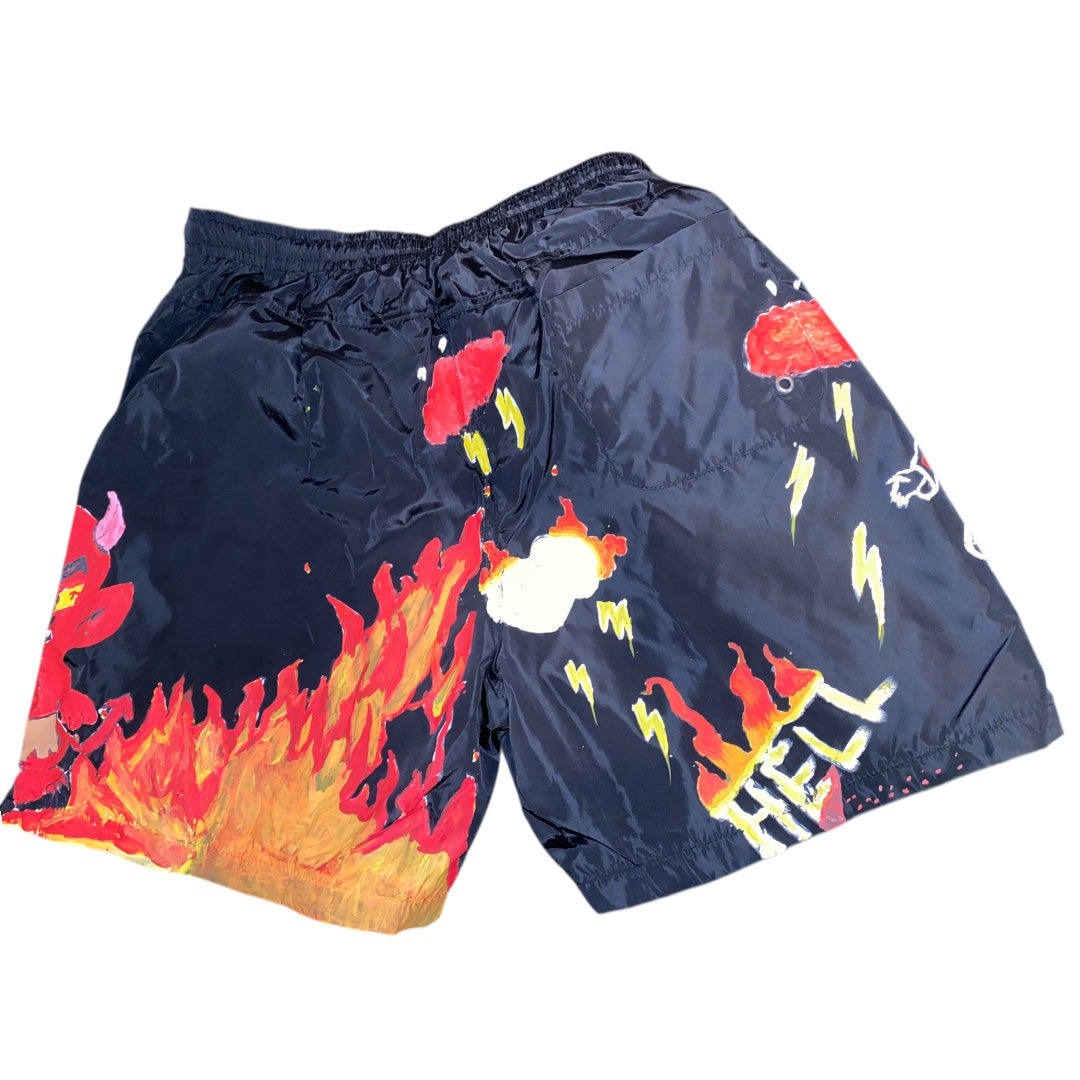 "Heaven Or Hell" Swish Shorts
