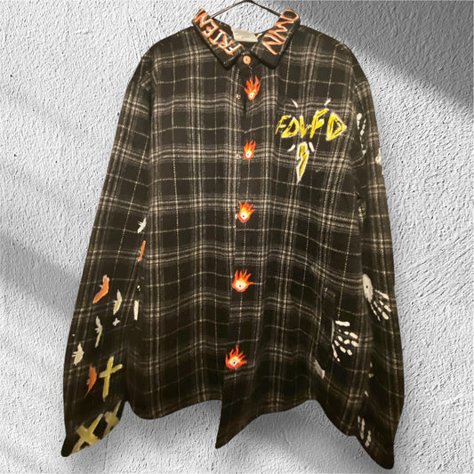 "The Buddha's Third Eye" Flannel Jacket