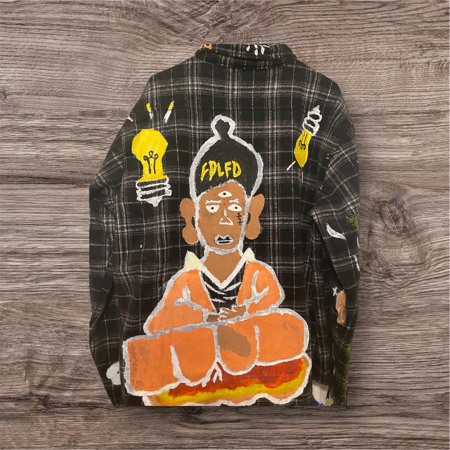 "The Buddha's Third Eye" Flannel Jacket