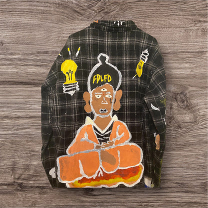 "The Buddha's Third Eye" Flannel Jacket